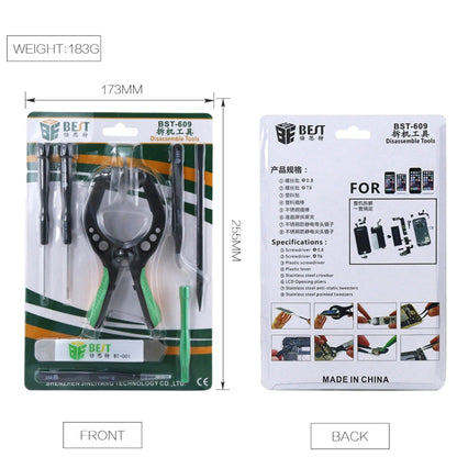 8 in 1 BEST BST-609 Cell Phone Repair Tool Kit Opening Tools by BEST