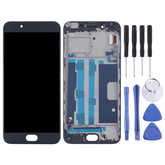For OPPO R9s LCD Screen (TFT) + Touch Panel with Frame(Black) - LCD Screen by buy2fix | Online Shopping UK | buy2fix