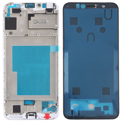 Front Housing LCD Frame Bezel for Huawei Y6 (2018)(White) - Full Housing Cover by buy2fix | Online Shopping UK | buy2fix