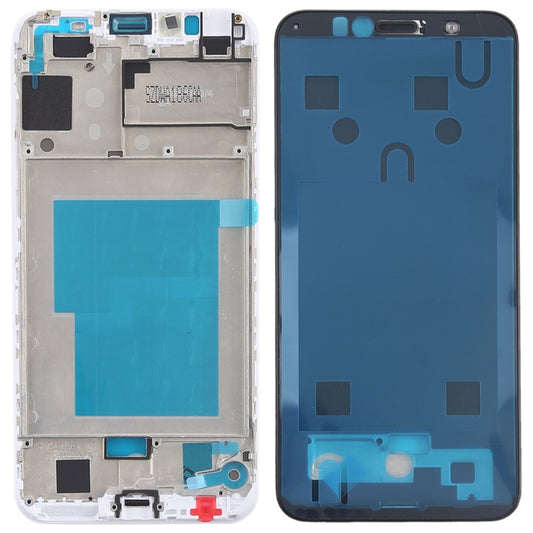 Front Housing LCD Frame Bezel for Huawei Y6 (2018)(White) - Full Housing Cover by buy2fix | Online Shopping UK | buy2fix