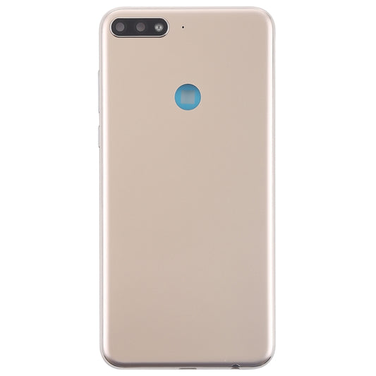 Back Cover with Side Keys for Huawei Y7 (2018)(Gold) - Back Cover by buy2fix | Online Shopping UK | buy2fix