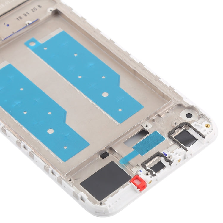 Front Housing LCD Frame Bezel for Huawei Y7 (2018)(White) - Full Housing Cover by buy2fix | Online Shopping UK | buy2fix