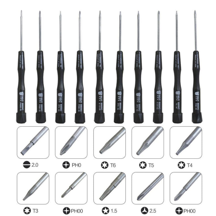 10 in 1 BEST BST-8800C Repair Tool Precision Screwdriver Set - Screwdriver Set by BEST | Online Shopping UK | buy2fix