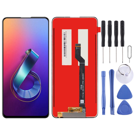 Écran LCD et numériseur Assemblage complet pour ASUS Zenfone 6 (2019) ZS630KL (Noir)