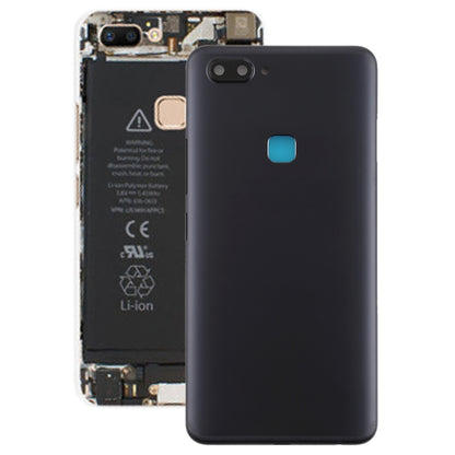 For Vivo X20 Back Cover with Camera Lens (Black) - Back Cover by buy2fix | Online Shopping UK | buy2fix