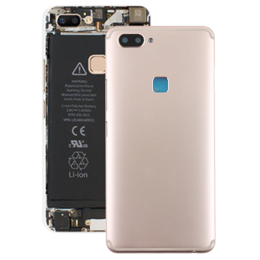For Vivo X20 Back Cover with Camera Lens (Gold) - Back Cover by buy2fix | Online Shopping UK | buy2fix