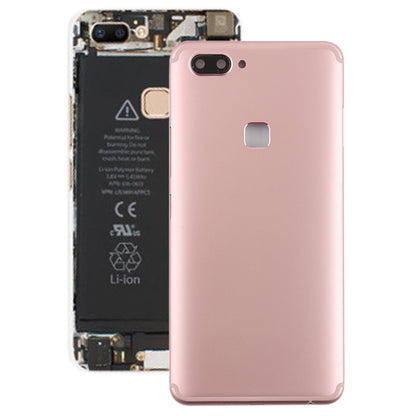 For Vivo X20 Back Cover with Camera Lens (Rose Gold) - Back Cover by buy2fix | Online Shopping UK | buy2fix