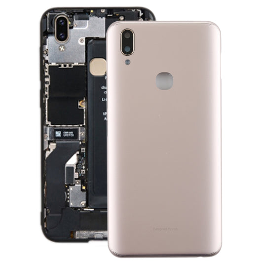 For Vivo Y85 Back Cover with Camera Lens Side Keys (Gold) - Back Cover by buy2fix | Online Shopping UK | buy2fix