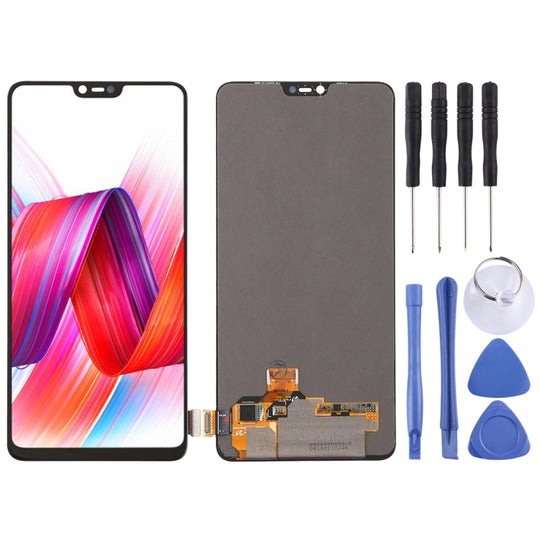 Ensemble complet d'écran LCD et de numériseur d'origine pour OPPO R15 (noir)