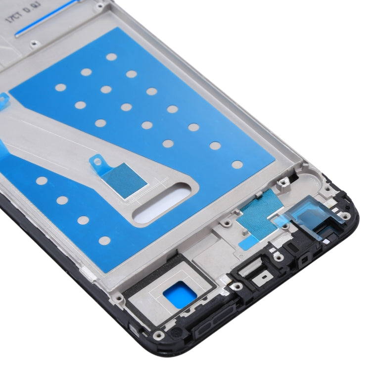 For Huawei P smart (Enjoy 7S) Front Housing LCD Frame Bezel Plate(Black) - Full Housing Cover by buy2fix | Online Shopping UK | buy2fix