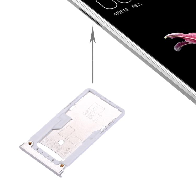 For Xiaomi Mi Max SIM & SIM / TF Card Tray(Silver) - Card Tray by buy2fix | Online Shopping UK | buy2fix