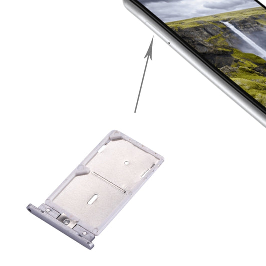 For Xiaomi Redmi Note 3 (MediaTek Version) SIM Card Tray(Grey) - Card Tray by buy2fix | Online Shopping UK | buy2fix