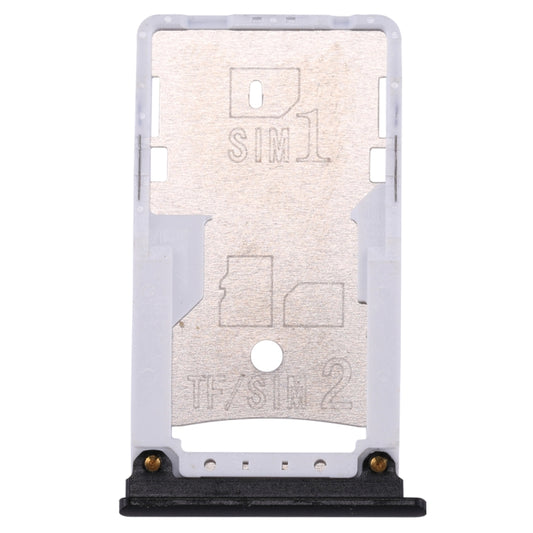 For Xiaomi Mi Max 2 SIM & SIM / TF Card Tray(Black) - Card Tray by buy2fix | Online Shopping UK | buy2fix