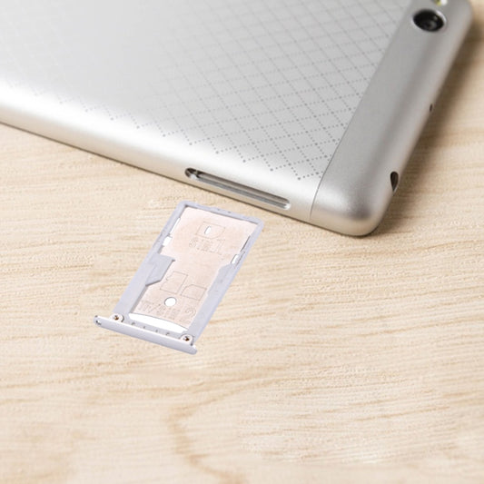 For Xiaomi Redmi 3 & 3s SIM & SIM / TF Card Tray(Silver) - Card Tray by buy2fix | Online Shopping UK | buy2fix