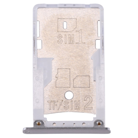 For Xiaomi Redmi 3 & 3s SIM & SIM / TF Card Tray(Silver) - Card Tray by buy2fix | Online Shopping UK | buy2fix