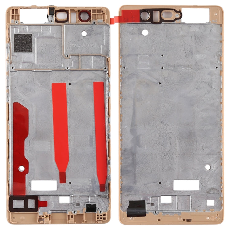 Front Housing LCD Frame Bezel Plate for Huawei P9(Gold) - Full Housing Cover by buy2fix | Online Shopping UK | buy2fix