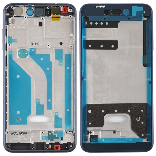 Middle Frame Bezel Plate with Side Keys for Huawei Honor 8 Lite(Blue)