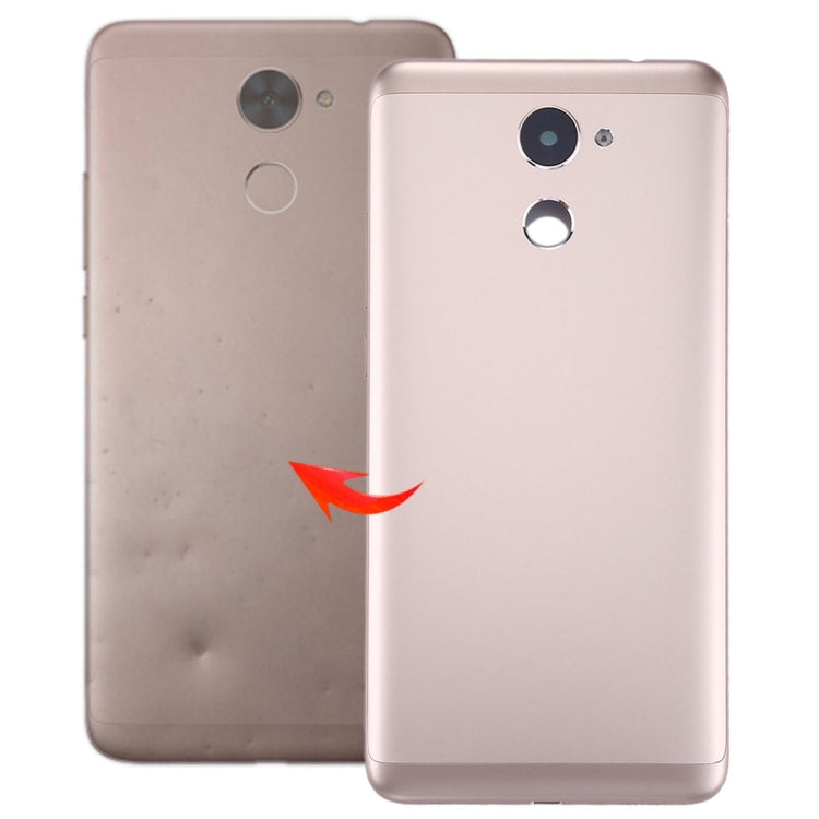 for Huawei Enjoy 7 Plus / Y7 Prime (2017) / Nova Lite Plus Back Cover(Gold) - Back Cover by buy2fix | Online Shopping UK | buy2fix