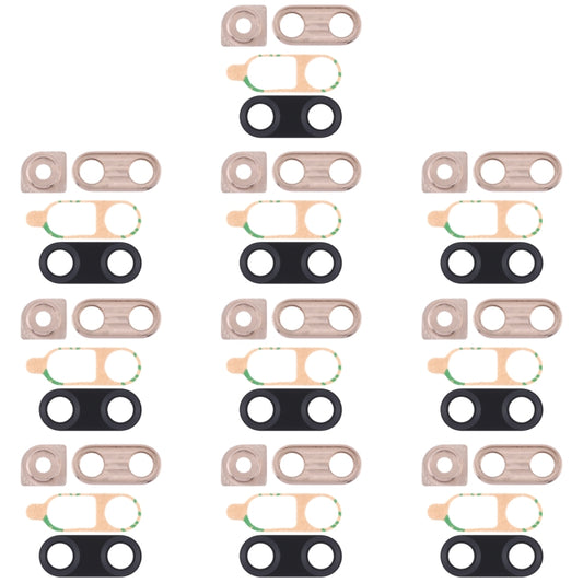 For Huawei Nova 4 10pcs Camera Lens Cover (Gold) - Camera Series by buy2fix | Online Shopping UK | buy2fix