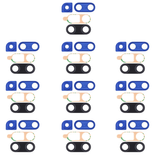 For Huawei Nova 4 10pcs Camera Lens Cover (Blue) - Camera Series by buy2fix | Online Shopping UK | buy2fix