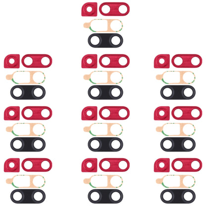 For Huawei Nova 4 10pcs Camera Lens Cover (Red) - Camera Series by buy2fix | Online Shopping UK | buy2fix