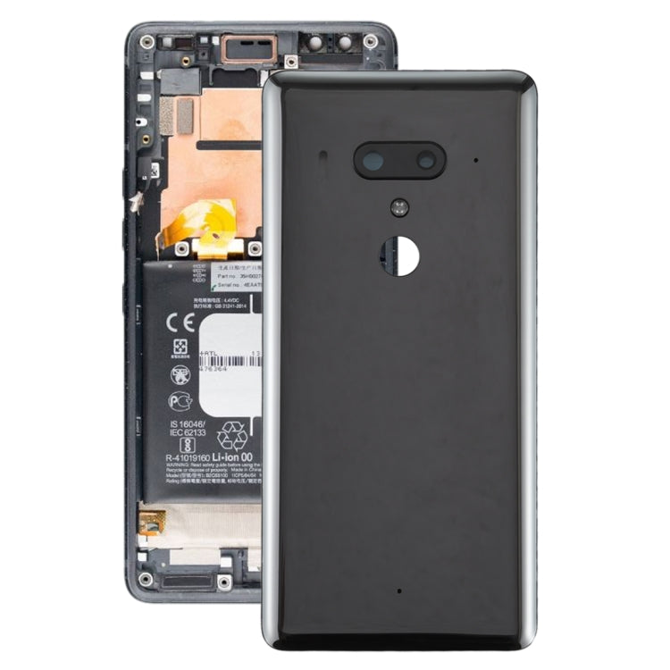 Battery Back Cover with Camera Lens for HTC U12+(Black) - Back Cover by buy2fix | Online Shopping UK | buy2fix