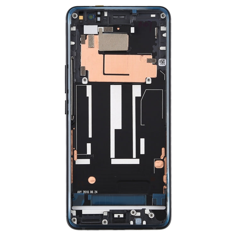 Middle Frame Bezel Plate for HTC U11+ (Black) - Full Housing Cover by buy2fix | Online Shopping UK | buy2fix