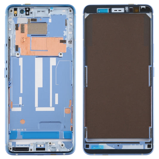 Middle Frame Bezel Plate for HTC U11+ (Blue) - Full Housing Cover by buy2fix | Online Shopping UK | buy2fix