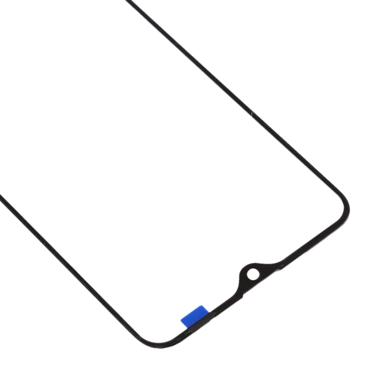 For OPPO Reno Z Front Screen Outer Glass Lens (Black) - Outer Glass Lens by buy2fix | Online Shopping UK | buy2fix