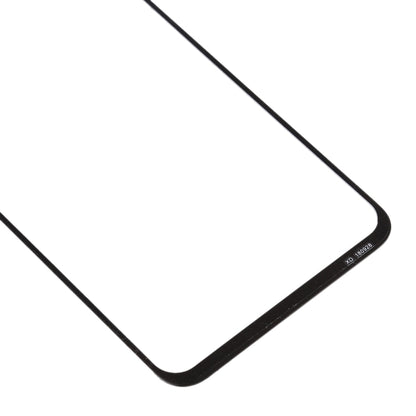 For OPPO Reno Z Front Screen Outer Glass Lens (Black) - Outer Glass Lens by buy2fix | Online Shopping UK | buy2fix