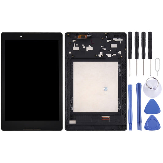 OEM LCD Screen for Lenovo A8-50 Tablet with Digitizer Full Assembly with Frame (Black) - LCD Screen by buy2fix | Online Shopping UK | buy2fix