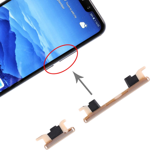 Side Keys for Huawei Mate 20 Lite(Gold) - Home key & Side Key by buy2fix | Online Shopping UK | buy2fix