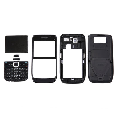 Full Housing Cover (Front Cover + Middle Frame Bezel + Battery Back Cover + Keyboard) for Nokia E63(Black) - Full Housing Cover by buy2fix | Online Shopping UK | buy2fix