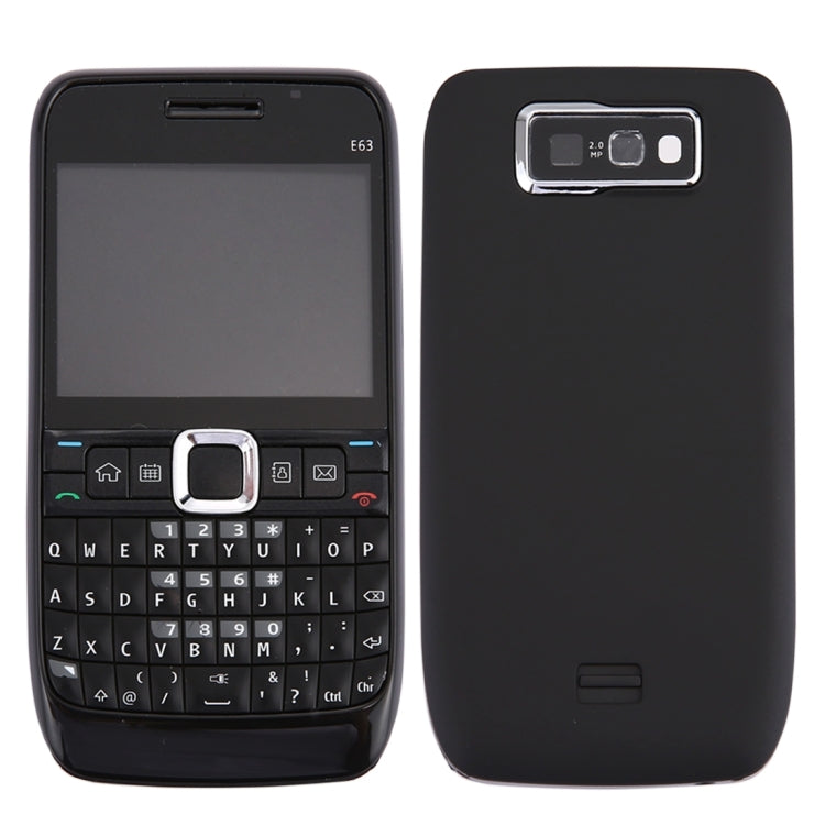 Full Housing Cover (Front Cover + Middle Frame Bezel + Battery Back Cover + Keyboard) for Nokia E63(Black) - Full Housing Cover by buy2fix | Online Shopping UK | buy2fix