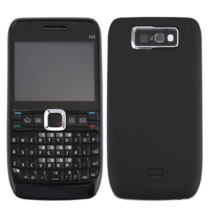 Full Housing Cover (Front Cover + Middle Frame Bezel + Battery Back Cover + Keyboard) for Nokia E63(Black) - Full Housing Cover by buy2fix | Online Shopping UK | buy2fix