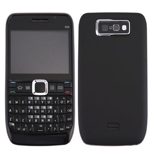 Full Housing Cover (Front Cover + Middle Frame Bezel + Battery Back Cover + Keyboard) for Nokia E63(Black) - Full Housing Cover by buy2fix | Online Shopping UK | buy2fix