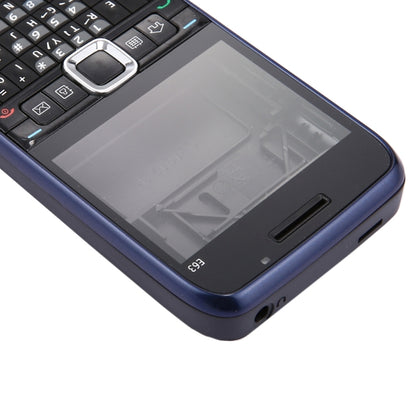 Full Housing Cover (Front Cover + Middle Frame Bezel + Battery Back Cover + Keyboard) for Nokia E63(Dark Blue) - Full Housing Cover by buy2fix | Online Shopping UK | buy2fix