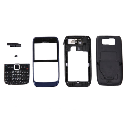 Full Housing Cover (Front Cover + Middle Frame Bezel + Battery Back Cover + Keyboard) for Nokia E63(Dark Blue) - Full Housing Cover by buy2fix | Online Shopping UK | buy2fix