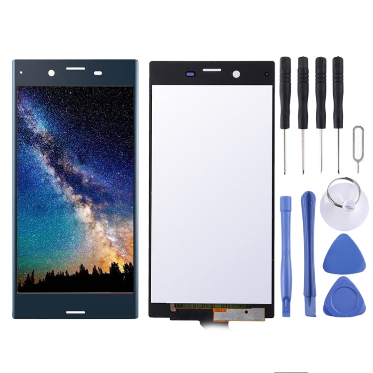 Original LCD Screen + Original Touch Panel for Sony Xperia XZ(Dark Blue) by buy2fix