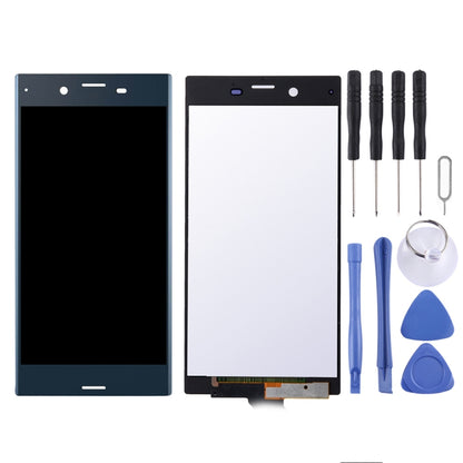Original LCD Screen + Original Touch Panel for Sony Xperia XZ(Dark Blue) by buy2fix