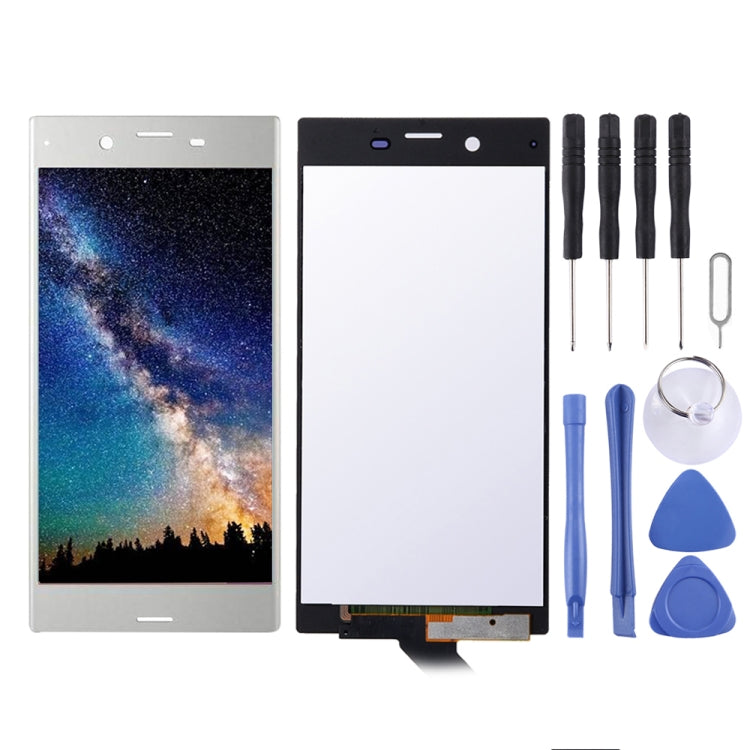 Original LCD Screen + Original Touch Panel for Sony Xperia XZ(Silver) by buy2fix