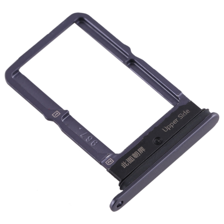 For vivo S5 SIM Card Tray + SIM Card Tray (Black) - Card Tray by buy2fix | Online Shopping UK | buy2fix