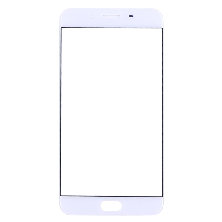 For OPPO R9s Front Screen Outer Glass Lens (White) - Outer Glass Lens by buy2fix | Online Shopping UK | buy2fix