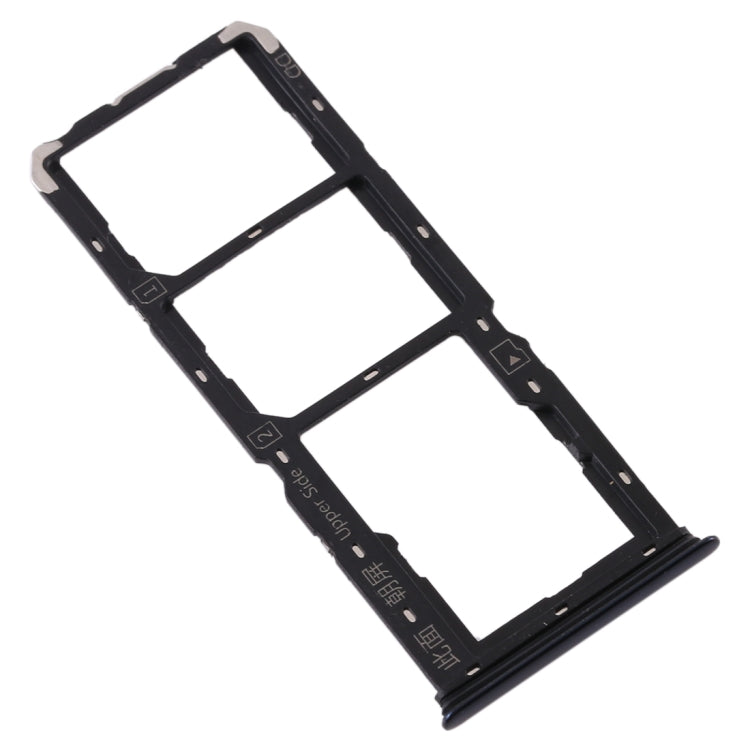 For Vivo S1 SIM Card Tray + SIM Card Tray + Micro SD Card Tray (Black) - Card Tray by buy2fix | Online Shopping UK | buy2fix
