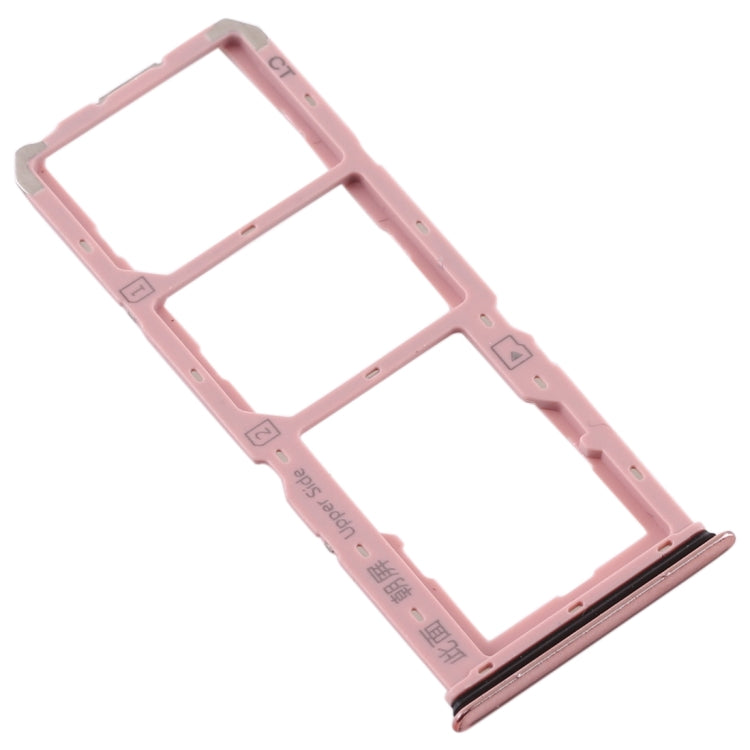 For Vivo S1 SIM Card Tray + SIM Card Tray + Micro SD Card Tray (Gold) - Card Tray by buy2fix | Online Shopping UK | buy2fix