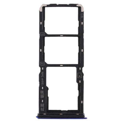 For Vivo S1 SIM Card Tray + SIM Card Tray + Micro SD Card Tray (Blue) - Card Tray by buy2fix | Online Shopping UK | buy2fix