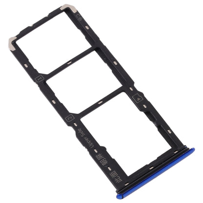 For Vivo S1 SIM Card Tray + SIM Card Tray + Micro SD Card Tray (Blue) - Card Tray by buy2fix | Online Shopping UK | buy2fix