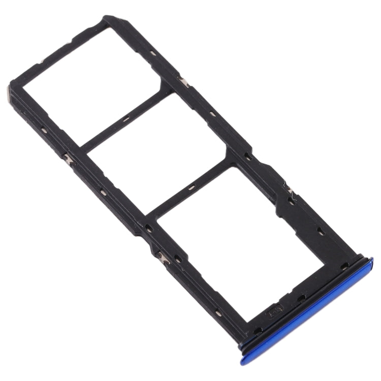 For Vivo S1 SIM Card Tray + SIM Card Tray + Micro SD Card Tray (Blue) - Card Tray by buy2fix | Online Shopping UK | buy2fix