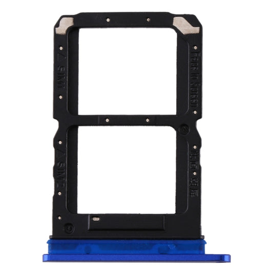 For Realme X2 Pro SIM Card Tray + SIM Card Tray (Blue) - Card Tray by buy2fix | Online Shopping UK | buy2fix