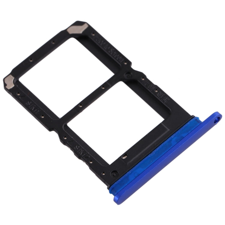 For Realme X2 Pro SIM Card Tray + SIM Card Tray (Blue) - Card Tray by buy2fix | Online Shopping UK | buy2fix